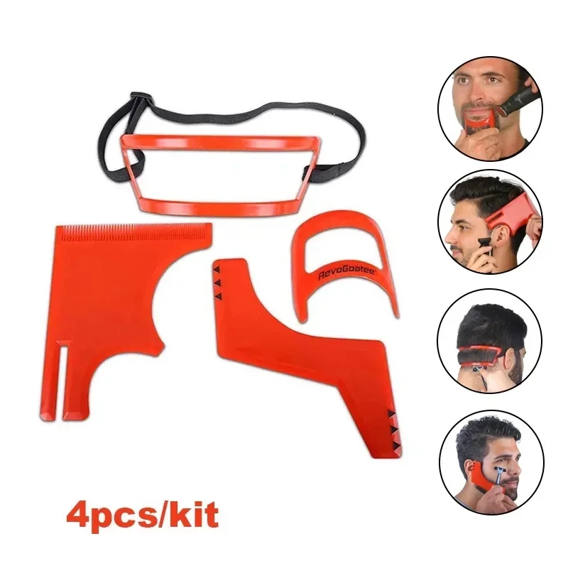 Men'S Grooming Scissors - 2/4Pcs 남자의 수염 빗 헤어 트리머