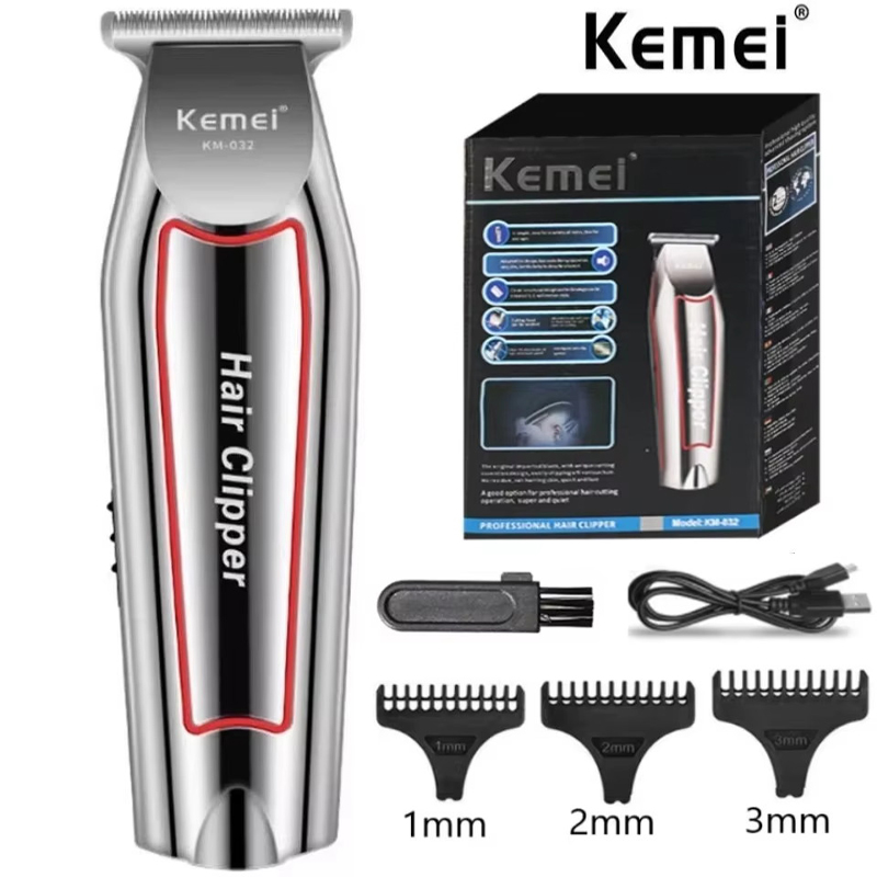 Men'S Grooming Hair And Body Wash - Kemei KM-032헤어 트리머 남성용 전기 수염