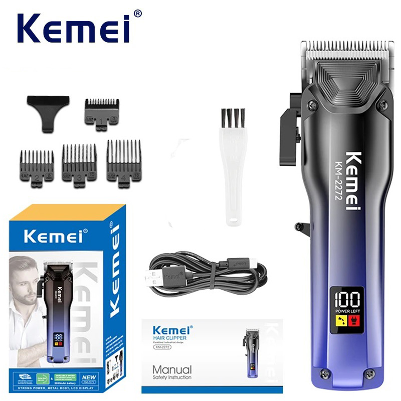 Mens Grooming Barber - Kemei 전기 머리 깎기 이발사 교수