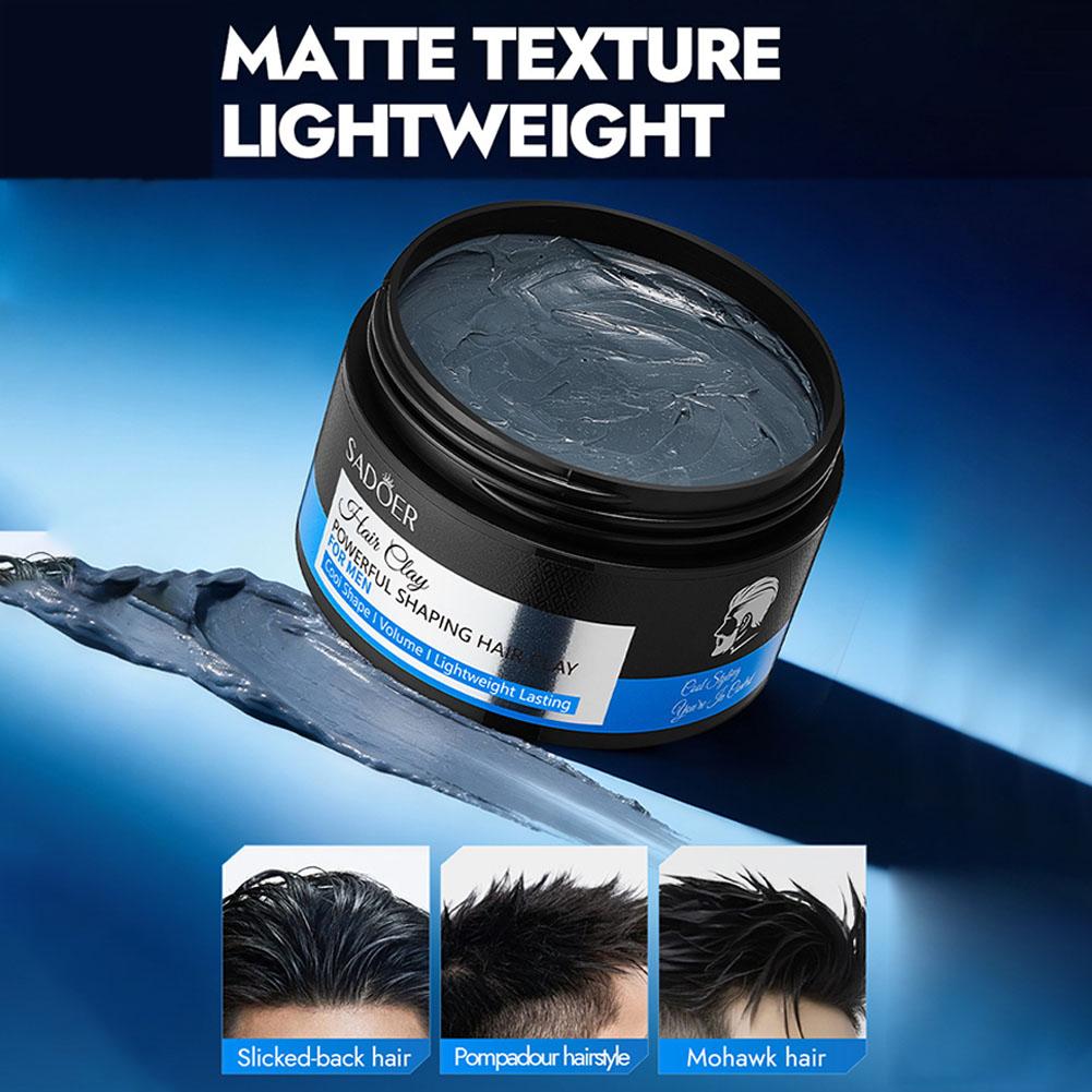 Men'S Grooming Wax - 남성용 헤어 스타일링 클레이 강력 고정