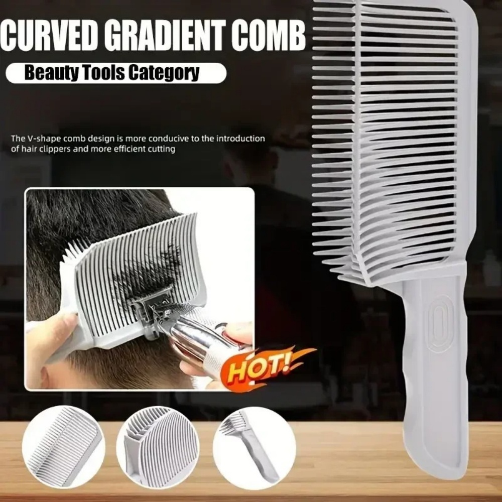 Hair Clipper Professional - 전문가용 바버 페이드 빗, 내열성 헤어