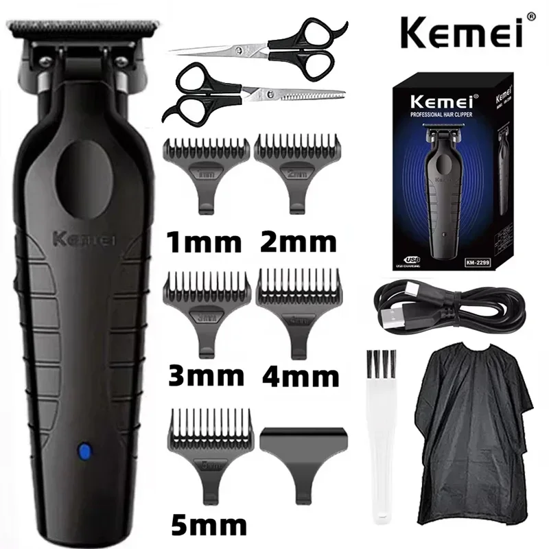 Hair Clipper Professional - Kemei KM-2299 바버 무선 이발기 0mm