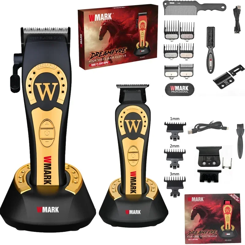Hair Clipper Professional - WMARK NG-8030/8230 남성용 전문 헤어 클리퍼