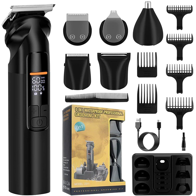 Men'S Grooming Hair And Body Wash - 남성용 바디 헤어 트리머 4 in