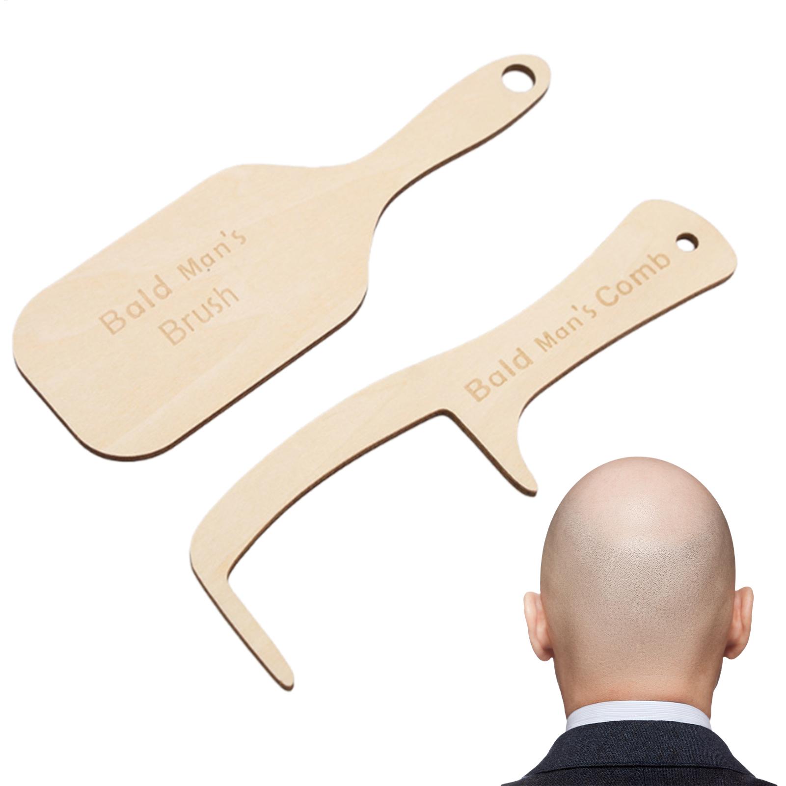 Mens Grooming Tools - 2개입 재미있는 대머리 남자 미용 도구,
