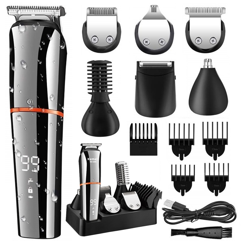 Men'S Grooming Hair And Body Wash - Kemei 남성용 올인원 헤어 트리머, 눈썹