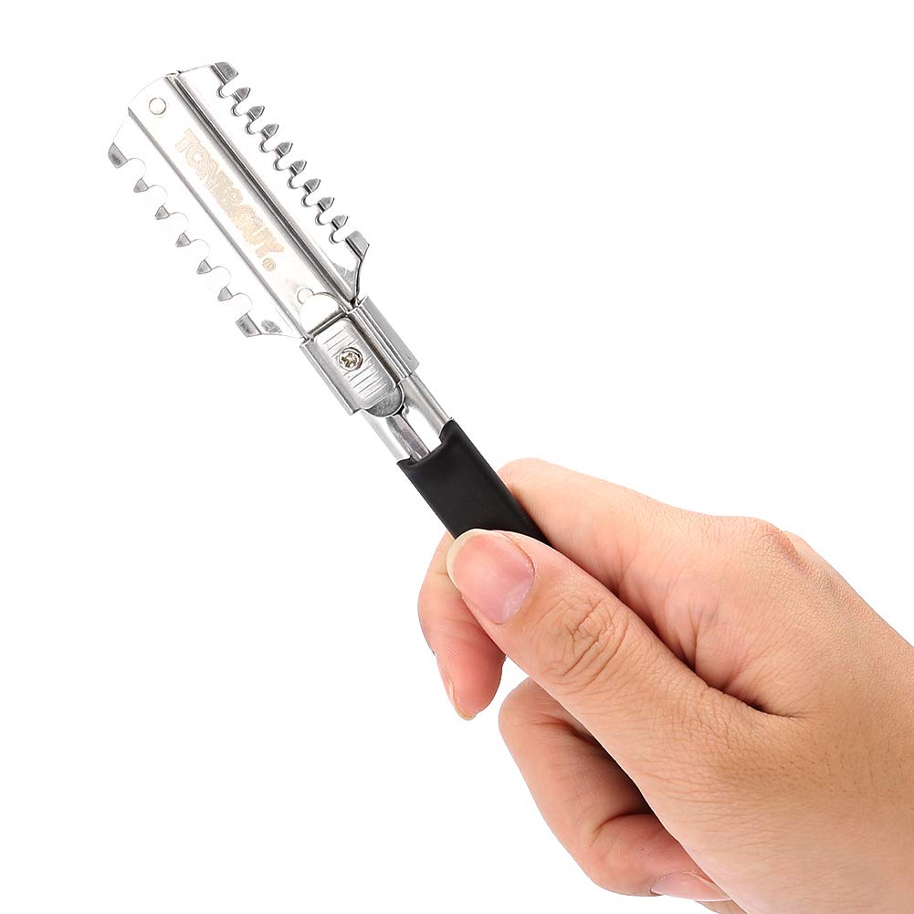 양날 면도 이발 면도기 칼 블레이드 수동 헤어 커팅 도 - Men'S Grooming Scissors 리뷰 및 가격