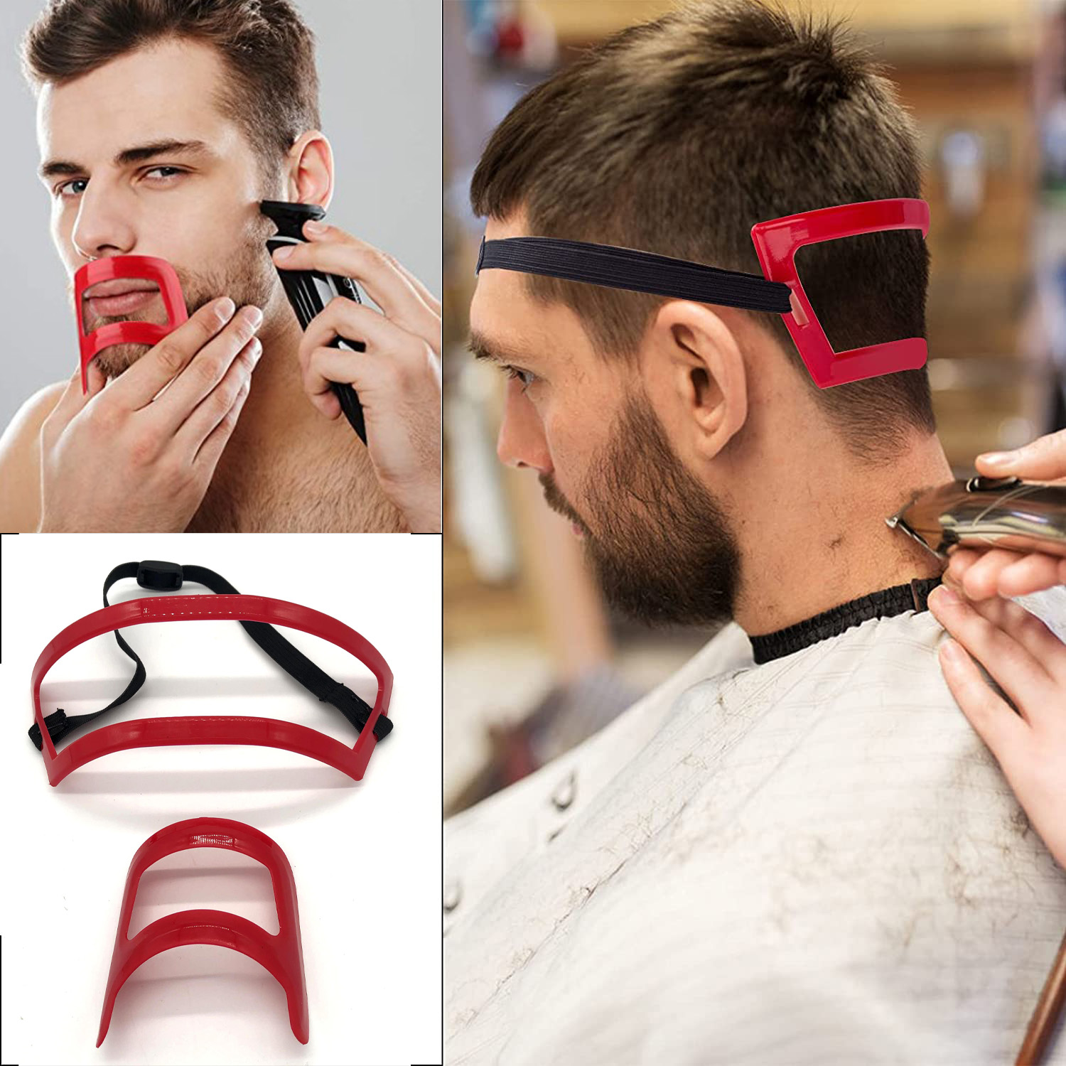 2/4Pcs 남자의 수염 빗 헤어 트리머 플라스틱 남자 - Men'S Grooming Scissors 리뷰 및 가격