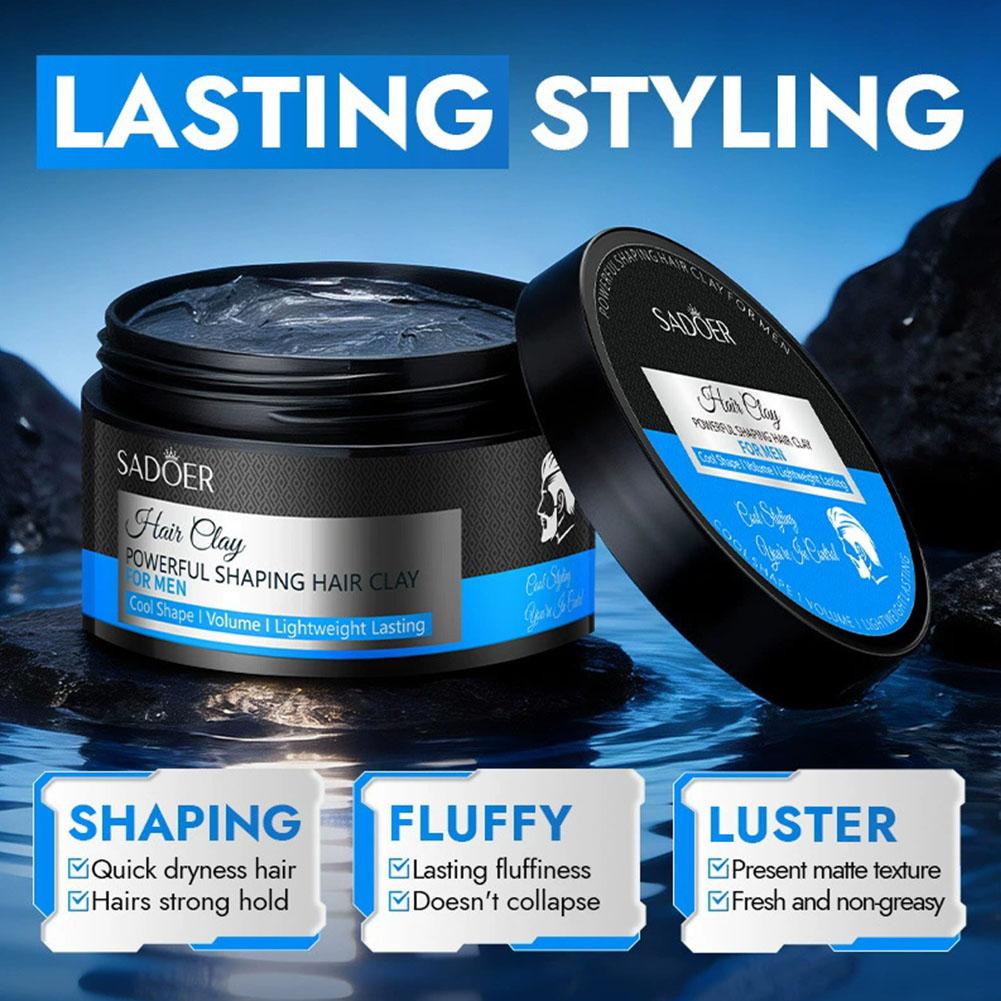 100g 남성용 헤어 스타일링 클레이 강력 고정 매트  - Men'S Grooming Wax 리뷰 및 가격