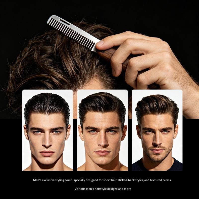 1개입 바버급 여행용 헤어/콧수염 빗, 원목&금속 접이 - Mens Grooming Barber 리뷰 및 가격