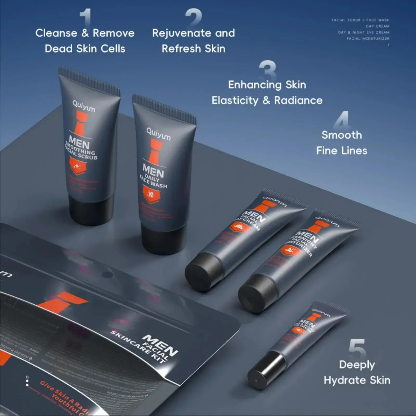 전문 남성 그루밍 키트 5종 각질 제거 스크럽 데일리  - Men'S Grooming And Skin Care 리뷰 및 가격