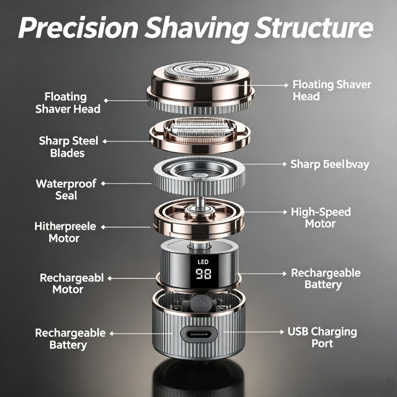 2026 미니 전기 면도기 휴대용 충전식 방수 컴팩트  - Men'S Grooming Razor Kit 리뷰 및 가격