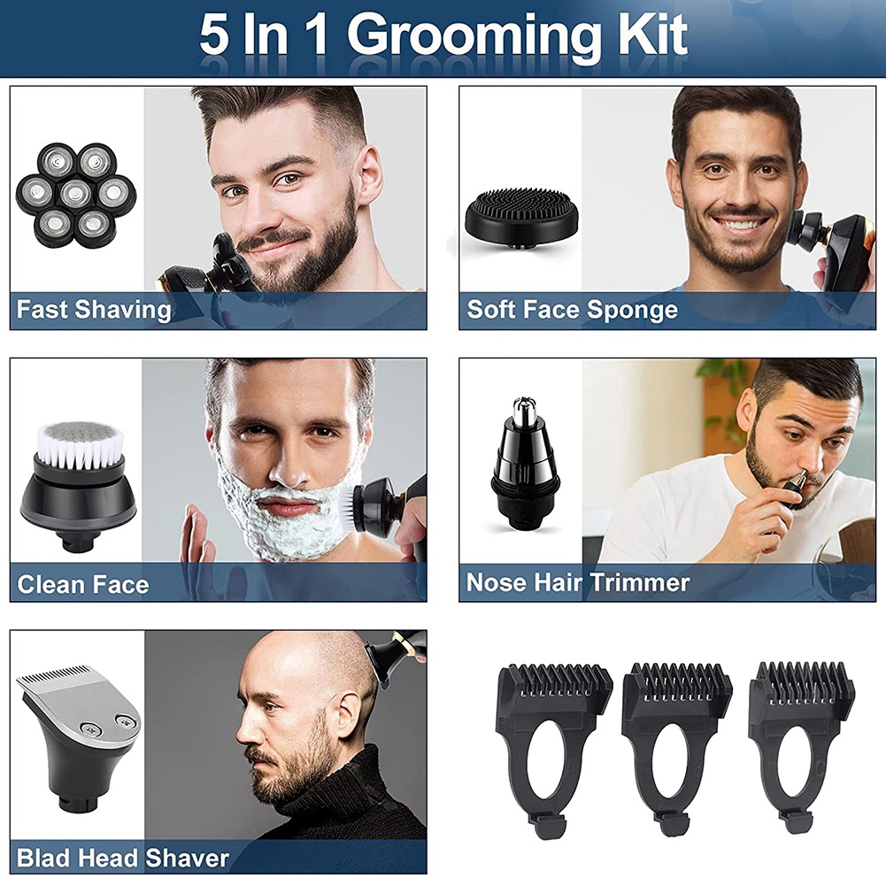 A66Z 7D 남성용 전기 면도기, 대머리 남성용 5  - Men'S Grooming Razor Kit 리뷰 및 가격