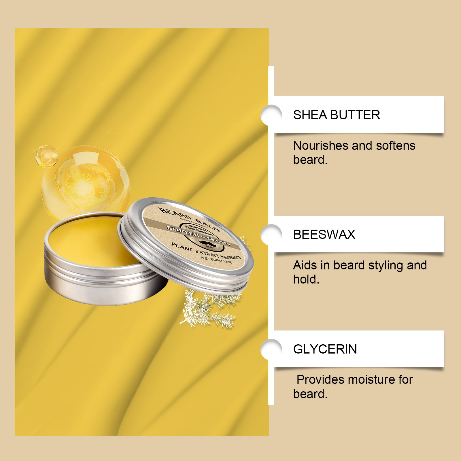 남성용 수염 관리 왁스 - 부드럽고 윤기있고 상쾌하며, - Men'S Grooming Wax 리뷰 및 가격