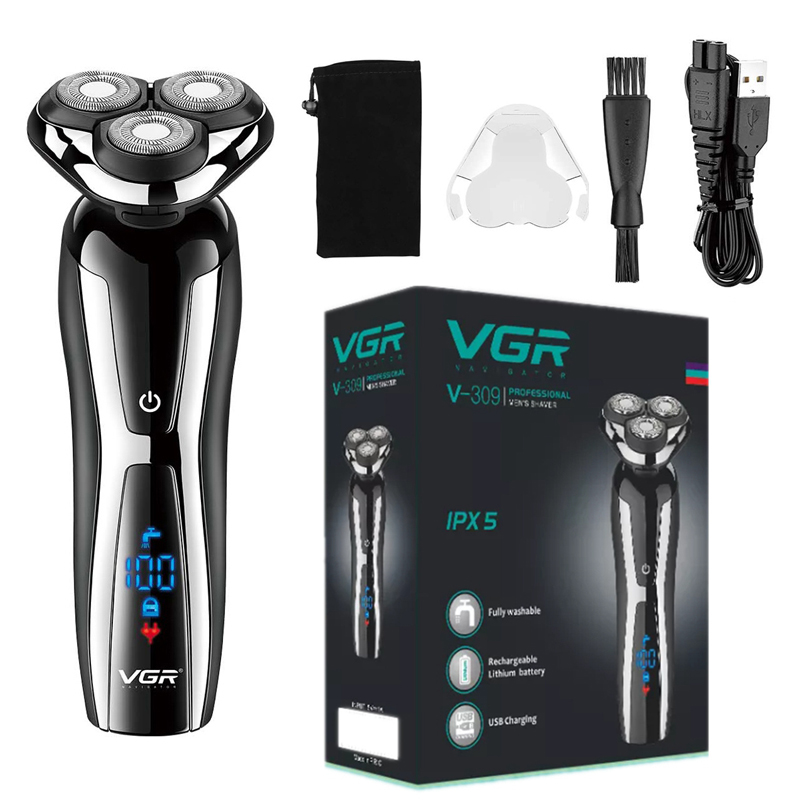 남성용 VGR 습식 및 건식 전기 면도기 회전식 전기  - Men'S Grooming Razor Kit 리뷰 및 가격