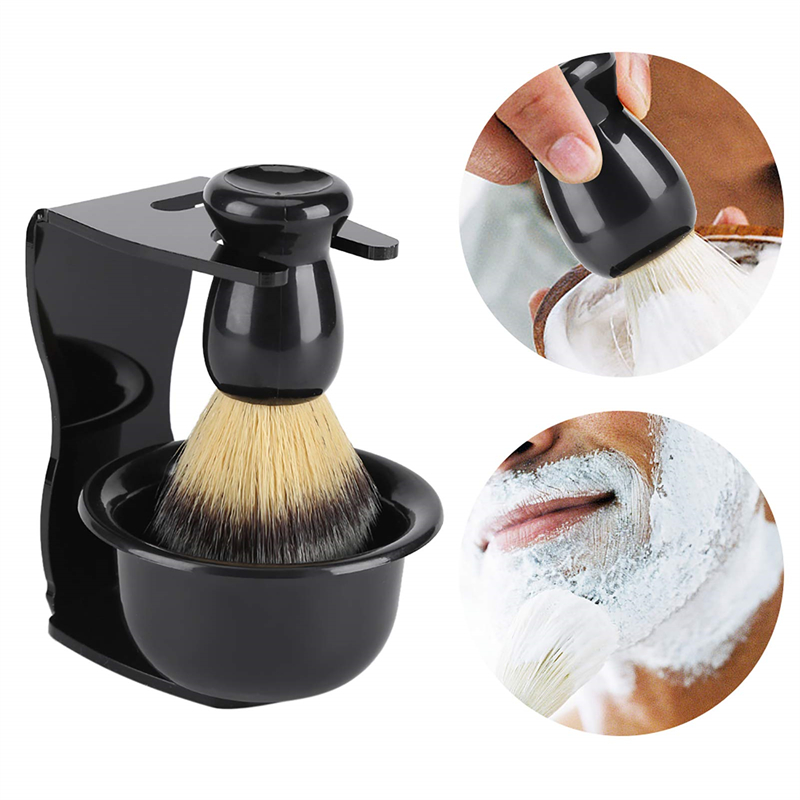아크릴 스탠드 홀더가 있는 면도 브러시와 그릇 세트,  - Mens Grooming Barber 리뷰 및 가격