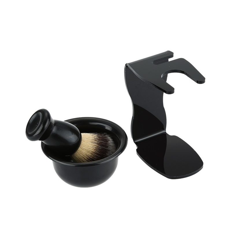 아크릴 스탠드 홀더가 있는 면도 브러시와 그릇 세트,  - Mens Grooming Barber 리뷰 및 가격