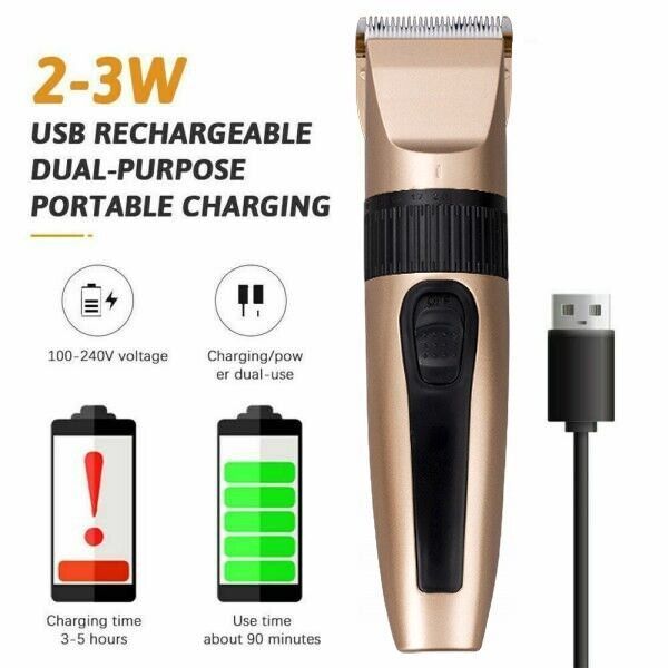전문가용 무선 헤어 클리퍼 트리머 키트, 4개 부착물( - Hair Clipper Professional 리뷰 및 가격