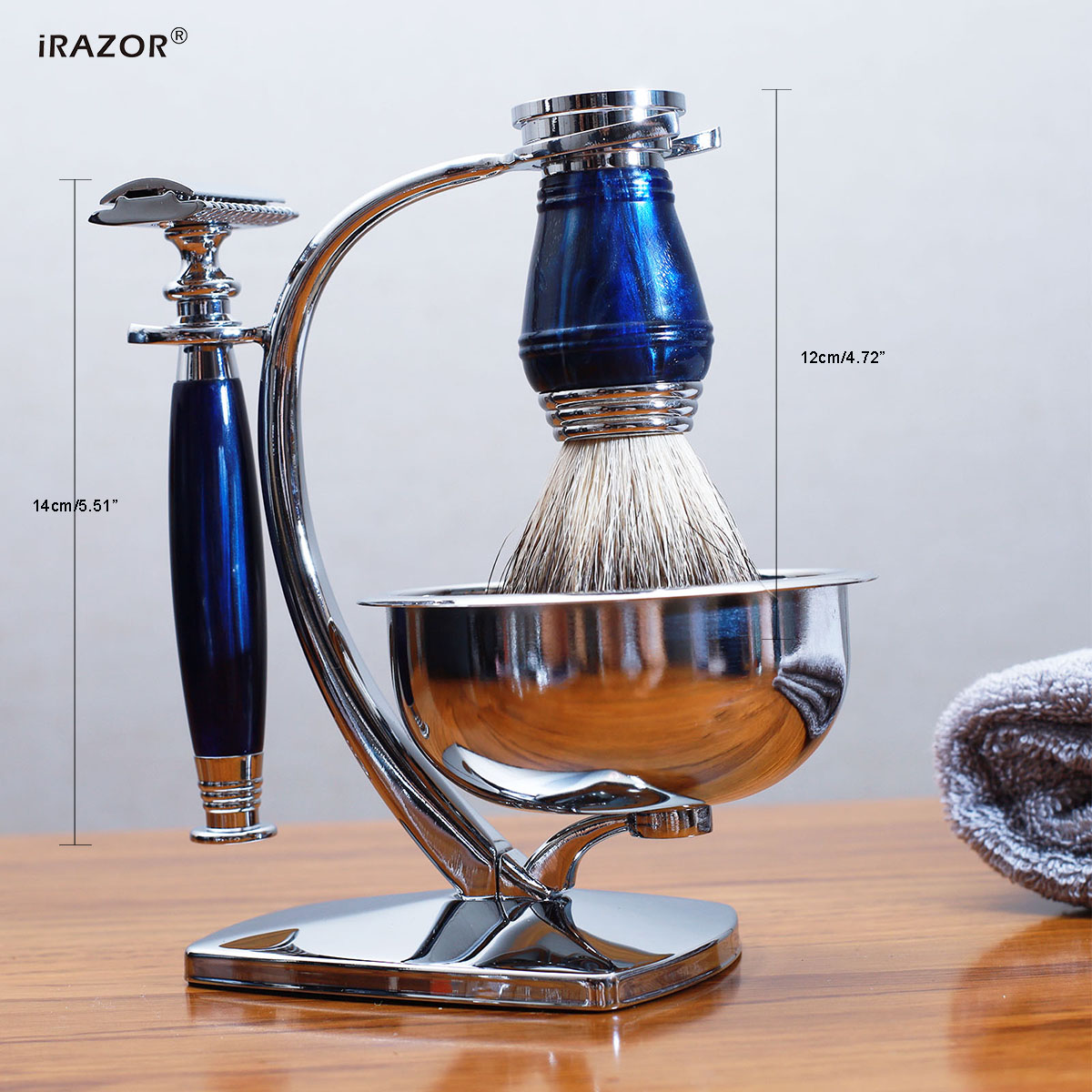 아이레이저 로얄 블루 럭셔리 남성 면도 키트 더블 엣지 - Men'S Grooming Razor Kit 리뷰 및 가격