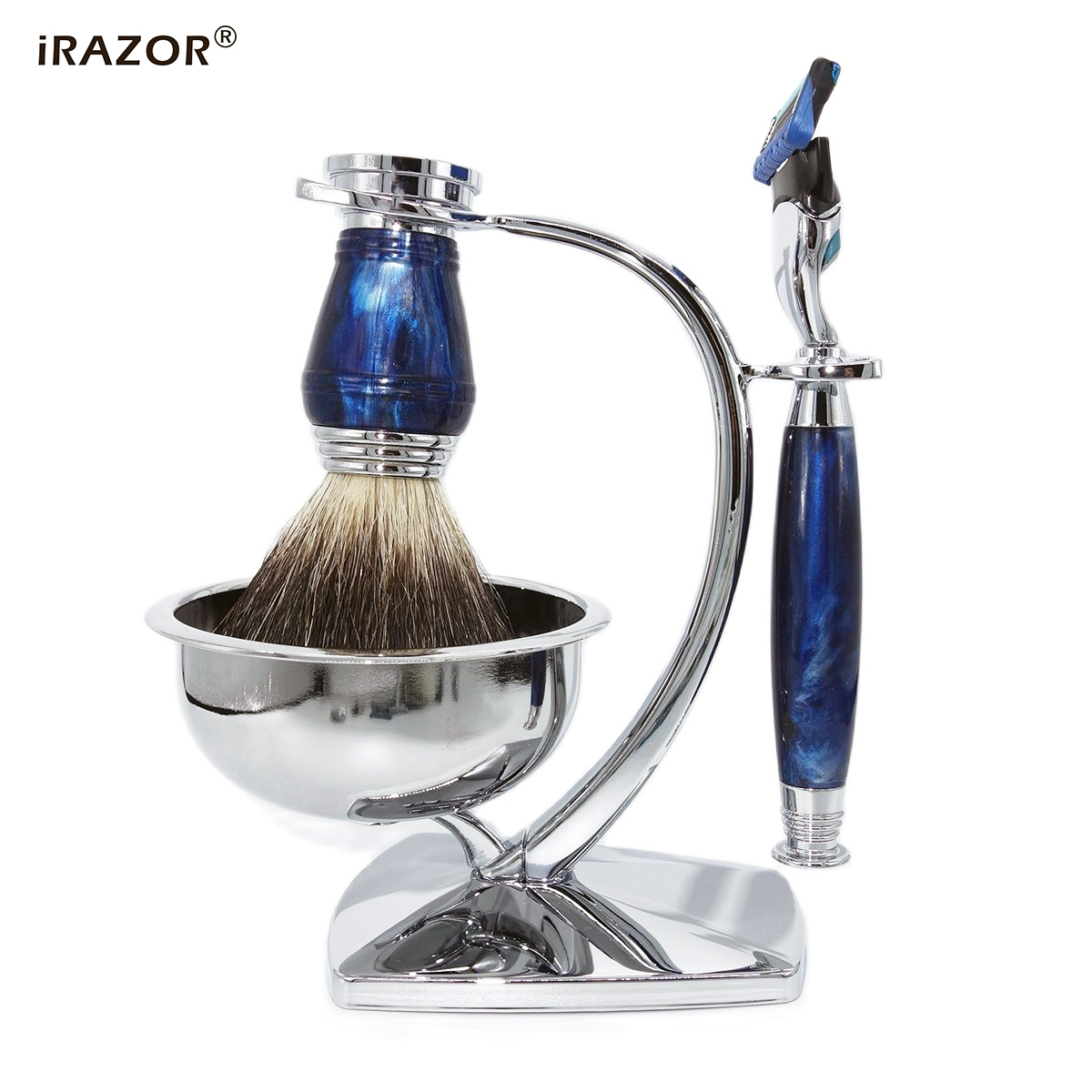아이레이저 로얄 블루 럭셔리 남성 면도 키트 더블 엣지 - Men'S Grooming Razor Kit 리뷰 및 가격