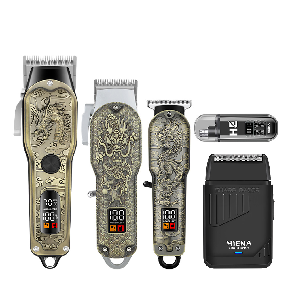 HIENA 남성용 전문 헤어 클리퍼 5종 세트, 정밀  - Mens Grooming Tools 리뷰 및 가격